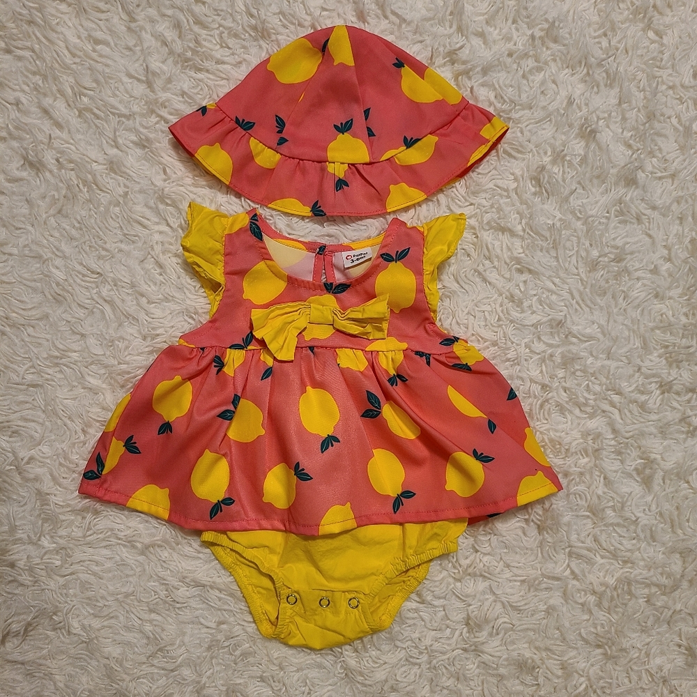 2-Piece Lemon Outfit for Baby Girl